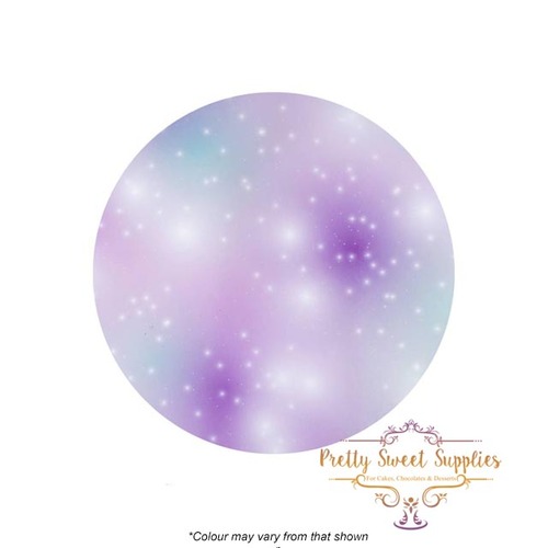 Celestial MDF Cake Board Round 8"