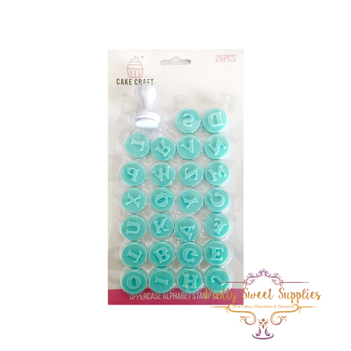 UPPERCASE ALPHABET STAMP SET