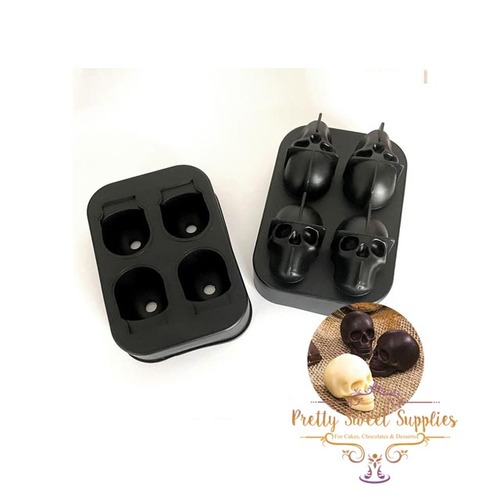 FOUR SKULL Silicone Mould