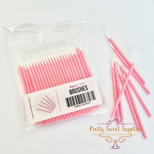 PINK Brushes - 50 Pieces