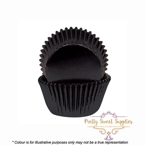 Baking Cups BLACK FOIL 390 (72pc)