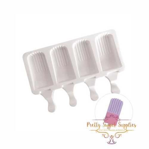 ICE CREAM WITH LINES POPSICLE - Silicone Mould