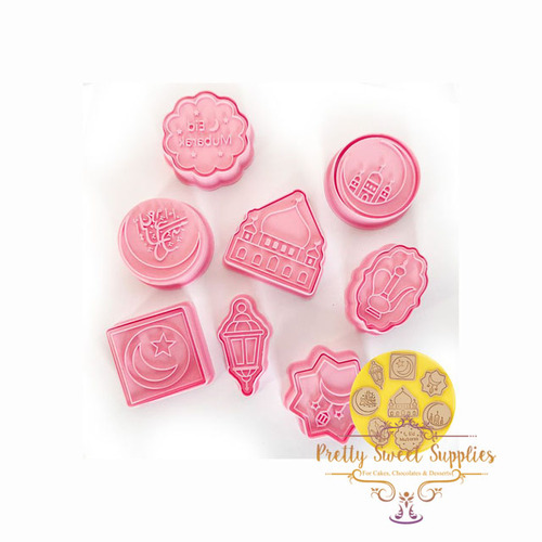 EID MUBARAK/RAMADAN Cookie Cutters Set - 8pcs