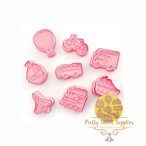TRAVEL VEHICLE Cookie Cutters Set - 8pcs