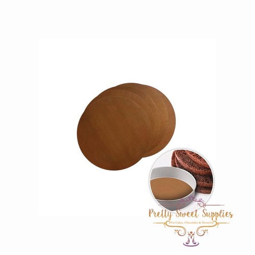Pre-cut Non-stick Reusable Baking Liners ROUND 4 Inch (10cm) - 5 Pcs