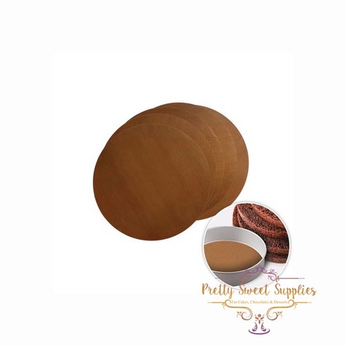 Pre-cut Non-stick Reusable Baking Liners ROUND 6 Inch (15cm) - 5 Pcs