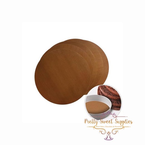 Pre-cut Non-stick Reusable Baking Liners ROUND 8 Inch (20cm) - 5 Pcs