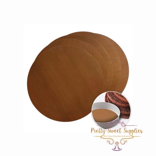 Pre-cut Non-stick Reusable Baking Liners ROUND 12 Inch (30cm) - 5 Pcs
