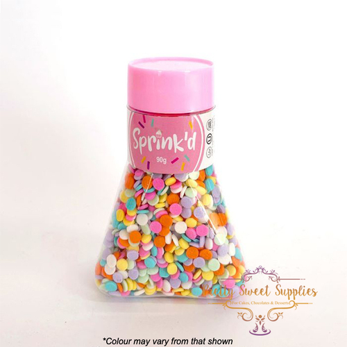 MINI RAINBOW SEQUIN Sprinkles - 90g