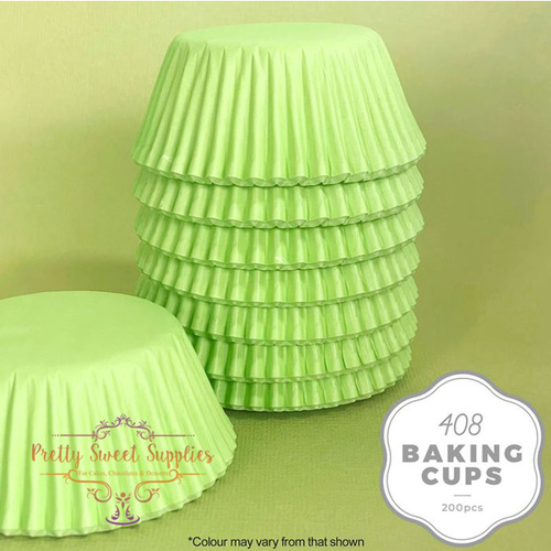 Baking Cups PASTEL GREEN 408 (200pc)