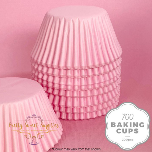 Baking Cups PASTEL PINK 700 (200pc)