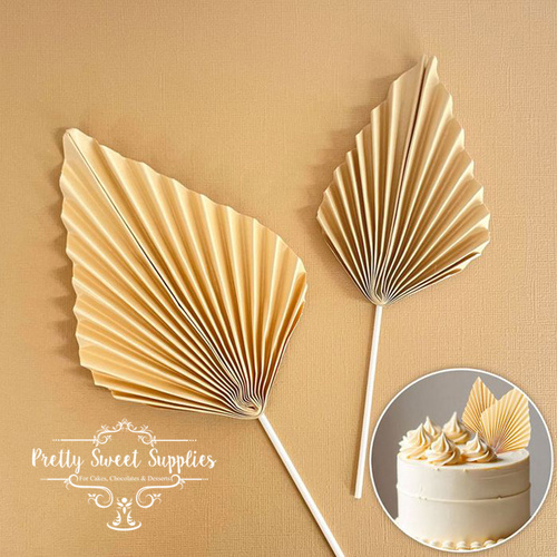 CREAM - Deco Fan Topper - 2 pc Set
