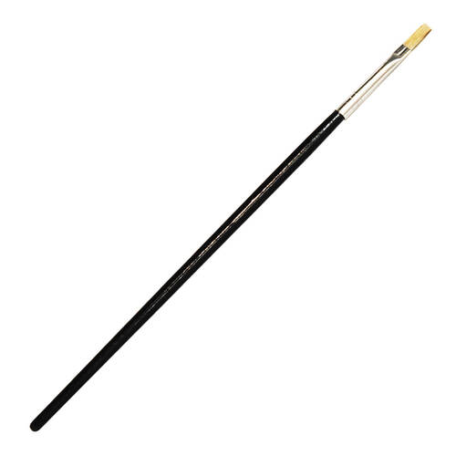 Flat Tip Renoir Hog Hair Paint Brush - Size 0