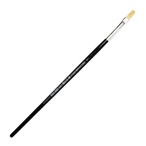 Flat Tip Renoir Hog Hair Paint Brush - Size 2