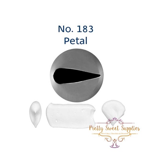 No. 183 Petal S/S Piping Tip