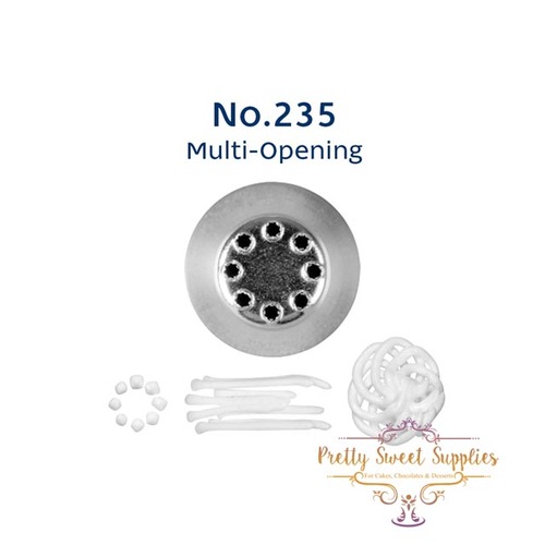 No. 235 Multi Opening S/S Piping Tip