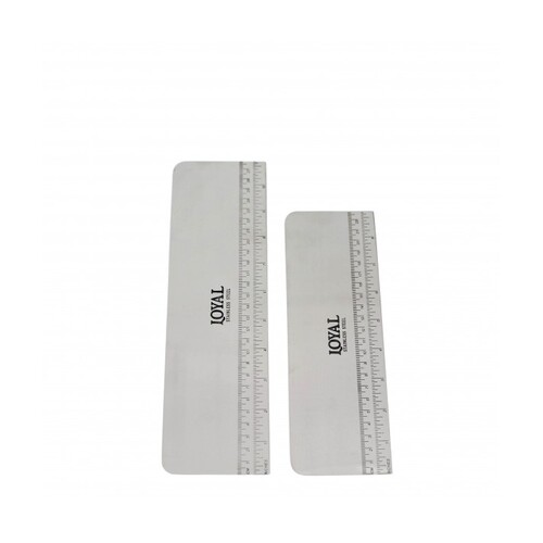 STAINLESS STEEL SCRAPERS - Set of 2