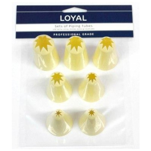 Pastry STAR Piping Tip Set - 7pc