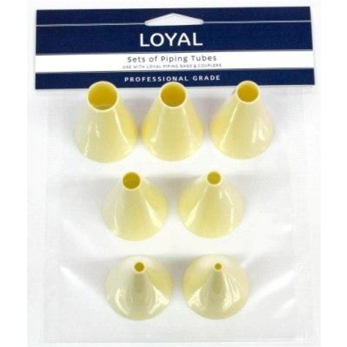 Pastry ROUND Piping Tip Set - 7pc