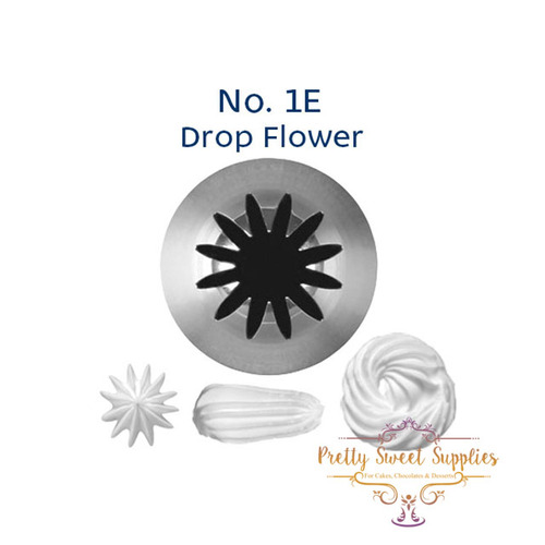 No. 1E Drop Flower Piping S/S Piping Tip