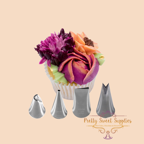 SOPHIA FLORAL Piping Tip Set - 4pc