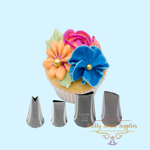 MYA  FLORAL Piping Tip Set - 4pc