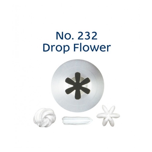 No. 232 Drop Flower Piping Tip