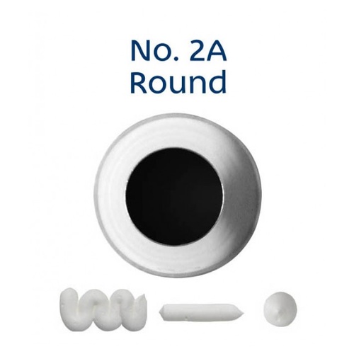 No. 2A Round Medium Piping Tip