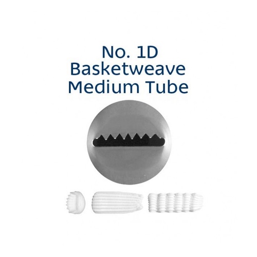 No. 1D Basketweave Piping Tip