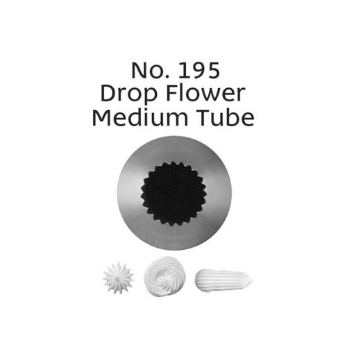 No. 195 Drop Flower Piping Tip