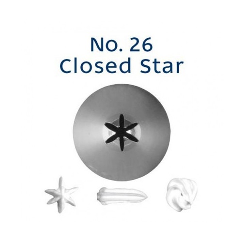 No. 26 Closed Star Piping Tip