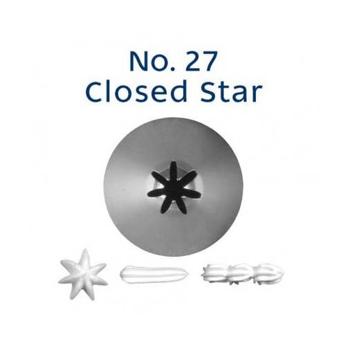 No. 27 Closed Star Piping Tip