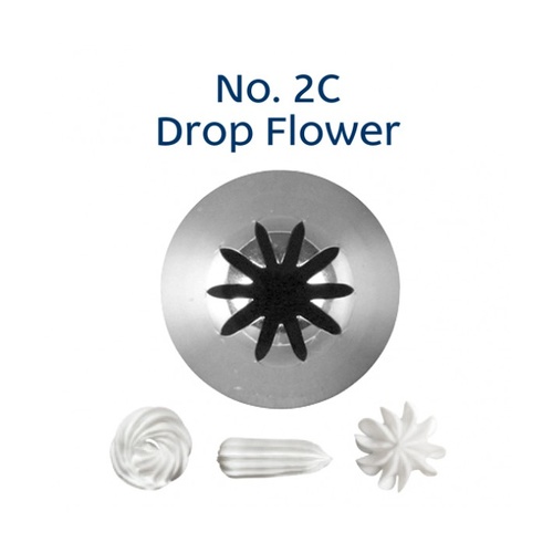 No. 2C Drop Flower Piping Tip