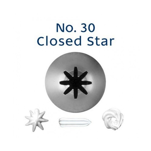 No. 30 Closed Star Piping Tip