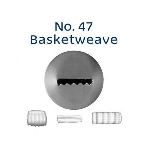 No. 47 Basketweave Piping Tip