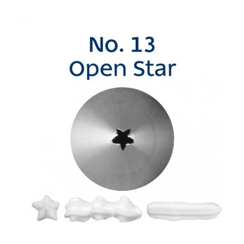 No. 13 Open Star Piping Tip