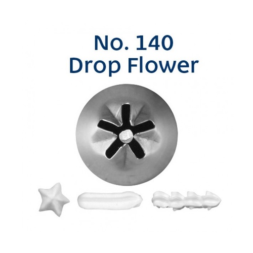 No. 140 Drop Flower Piping Tip