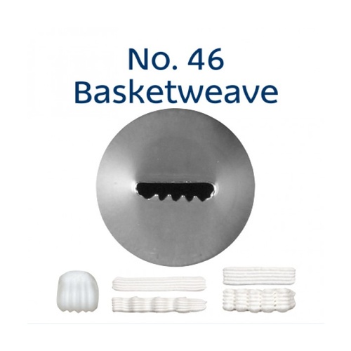 No. 46 Basketweave Piping Tip
