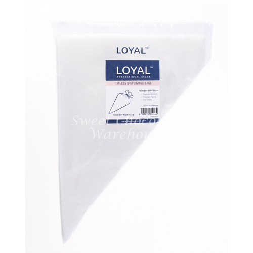 Tipless Disposable Bags 10in/25cm - 75 pack