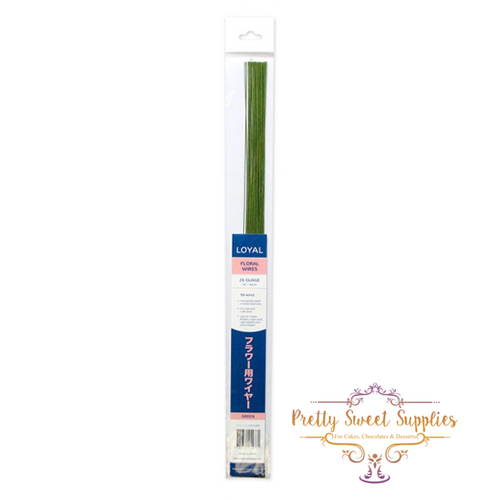 SUNRISE Florist Wire GREEN  26 Gauge 14" / 36cm (50 wires)