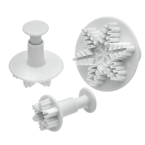 Snowflake Plunger Cutter (Set of 3)