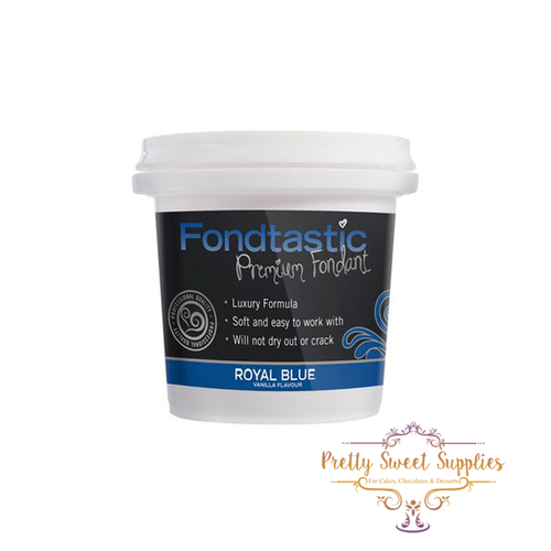 ROYAL BLUE Fondtastic Vanilla Flavoured Fondant 8oz/226gm