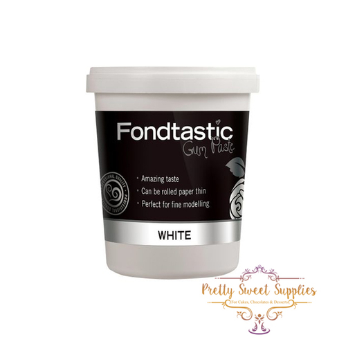 WHITE Fondtastic Ready To Use Gum Paste 2lbs/908gm 