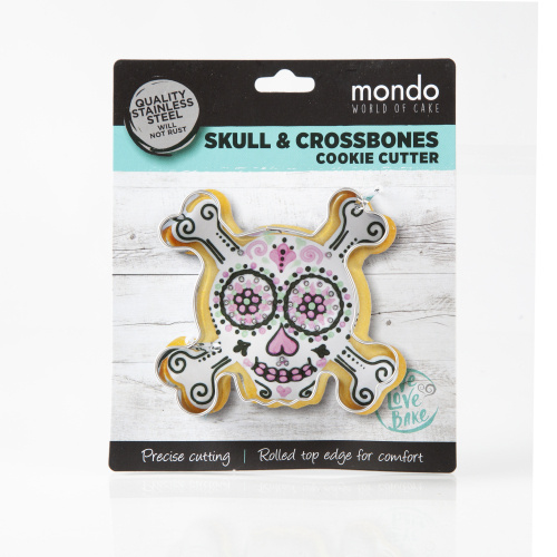 SKULL & CROSSBONES 3" Cookie Cutter