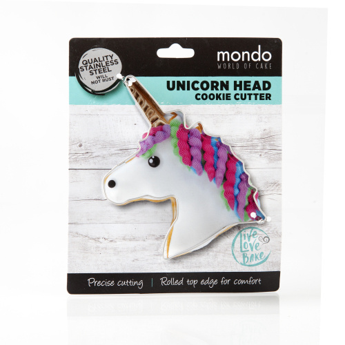UNICORN HEAD 4.1" Cookie Cutter