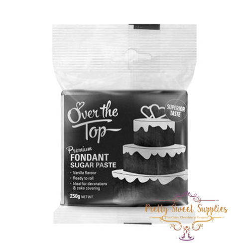 SUPER BLACK Over The Top Fondant 250gm