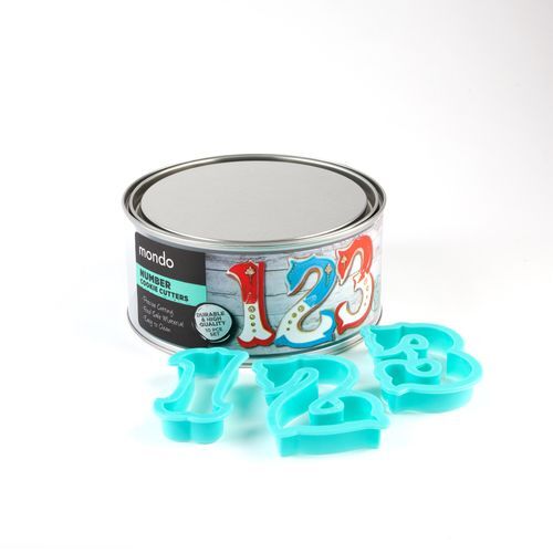 NUMBER Plastic Cookie Cutter Set -10pc