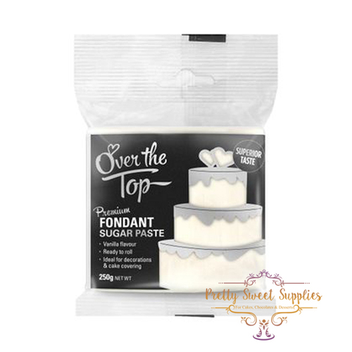 WHITE Over The Top Fondant 250gm