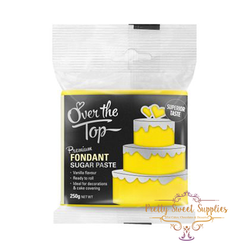 SUN YELLOW Over The Top Fondant 250gm