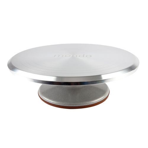 Professional Heavy Duty Turntable - Revolving Cake Stand - Silver